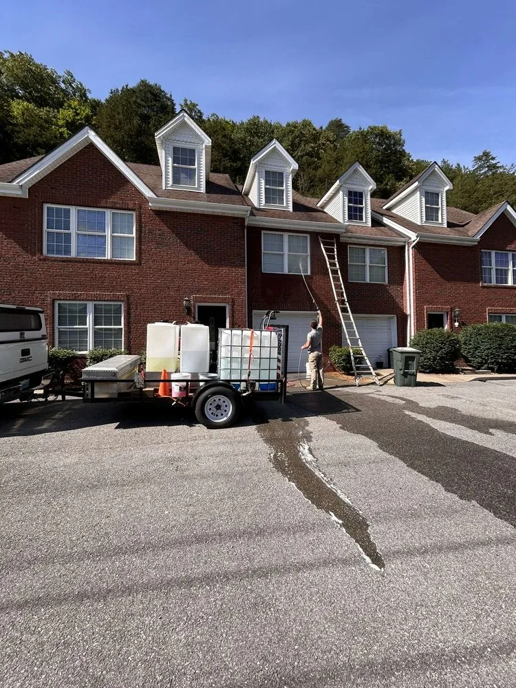 Slide of Thoroughbred Pressure Washing