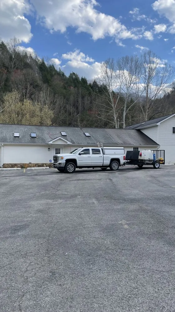 Slide of Thoroughbred Pressure Washing