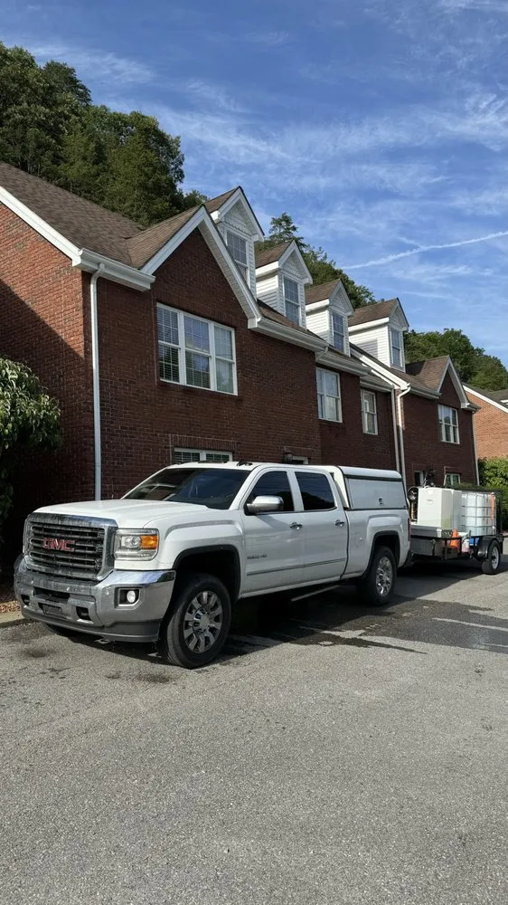 Slide of Thoroughbred Pressure Washing