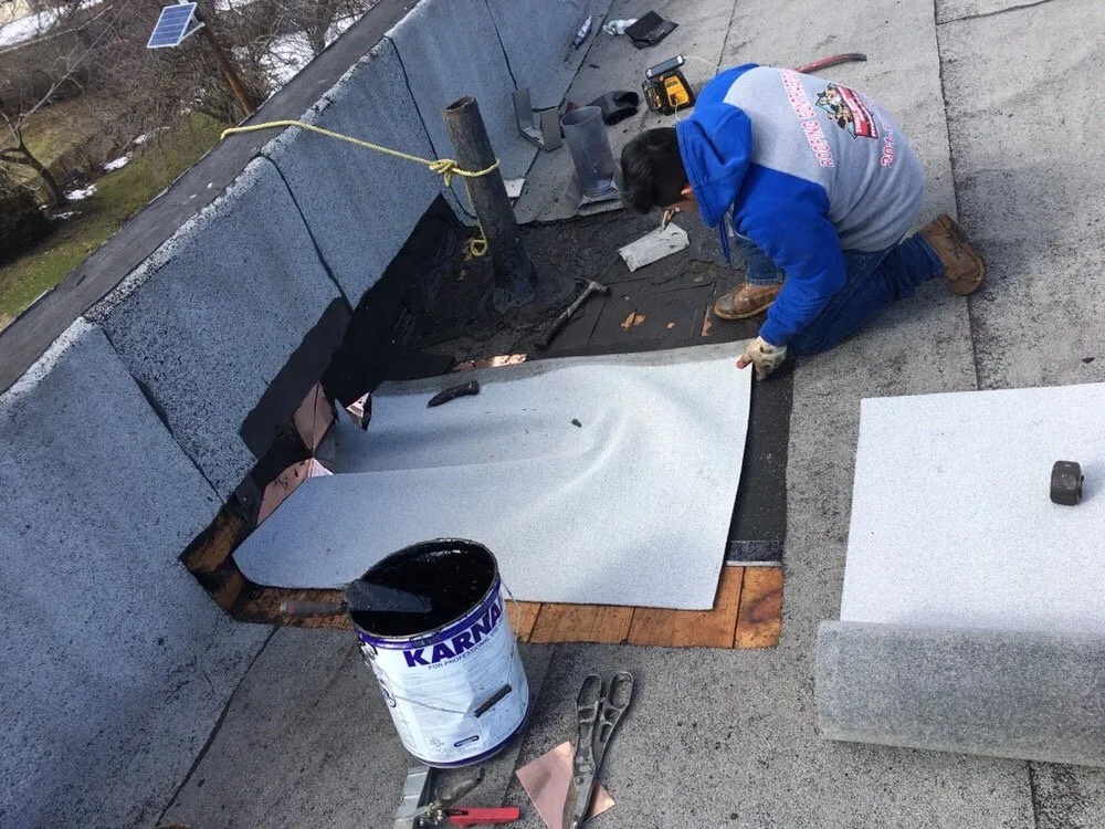 Slide of Three Brothers Roofing Company, Slate, Flat Roof Repair NJ