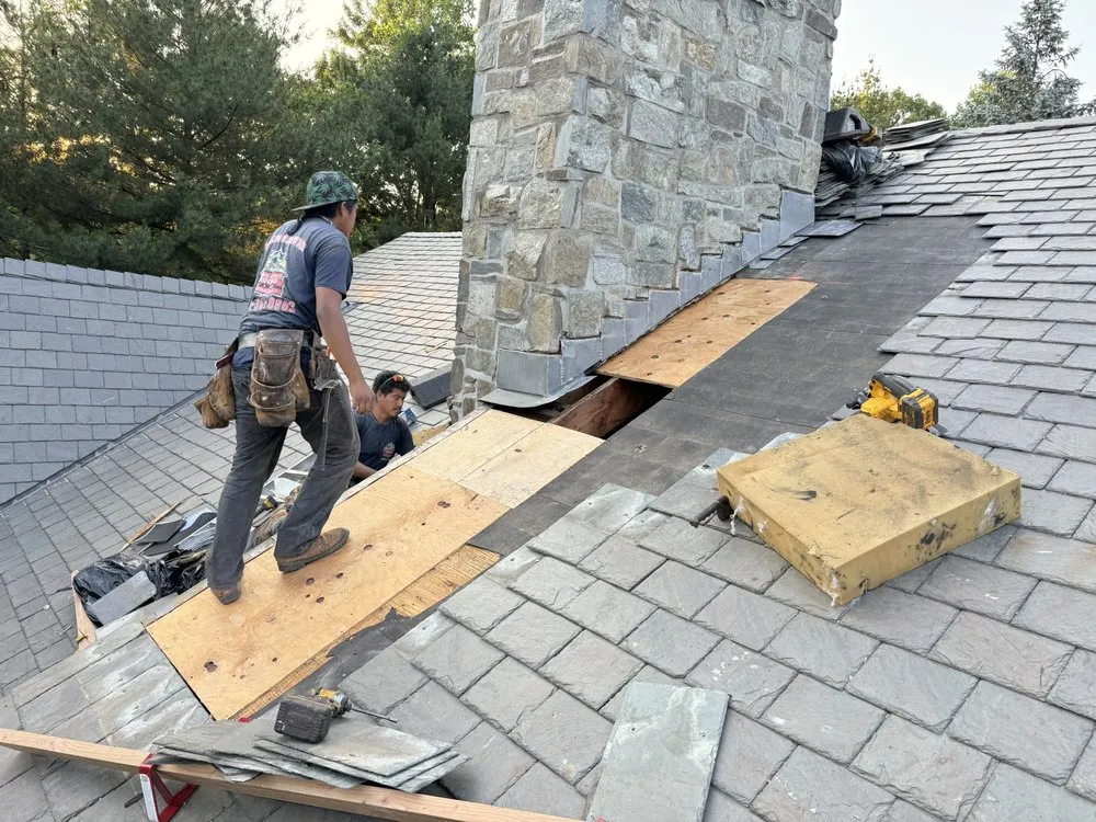 Slide of Three Brothers Roofing