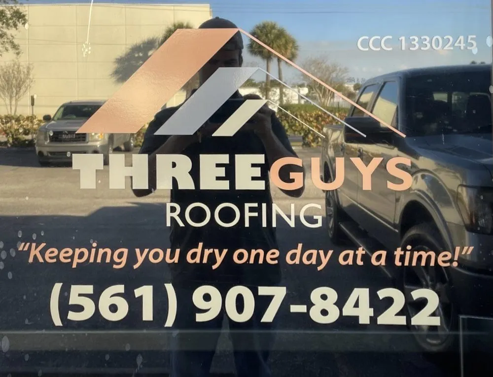 Slide of Three Guys Roofing