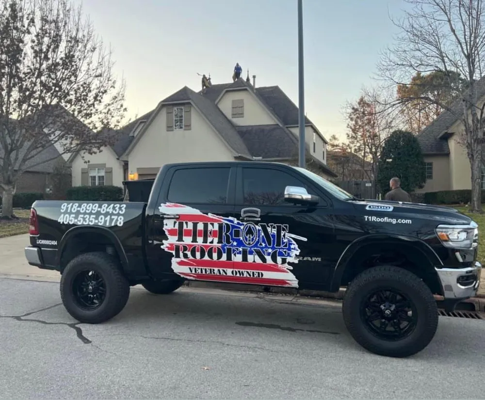 Slide of Tier One Roofing