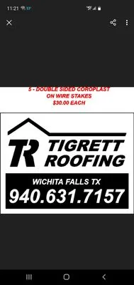 Tigrett Roofing Logo