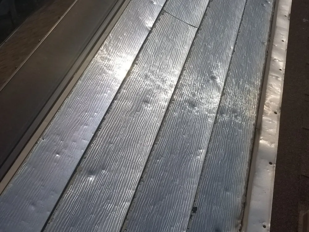 Slide of Tilted Roofing