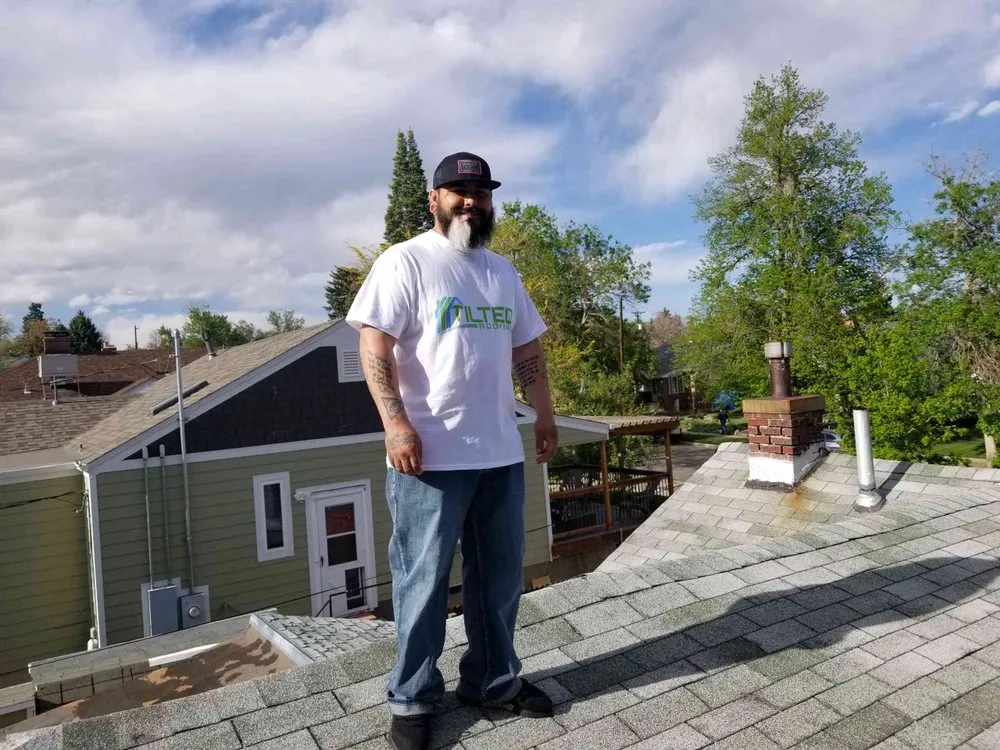 Slide of Tilted Roofing