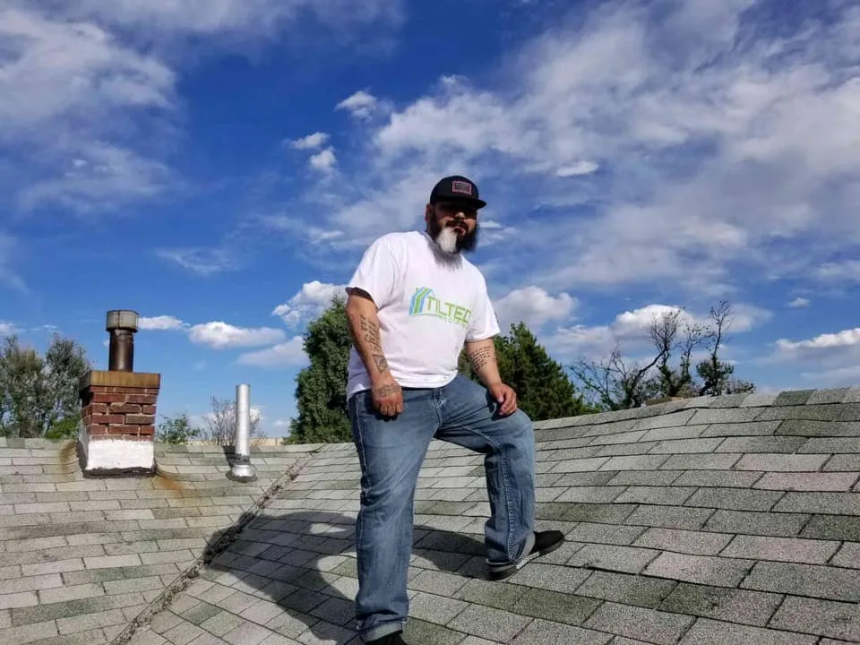 Slide of Tilted Roofing