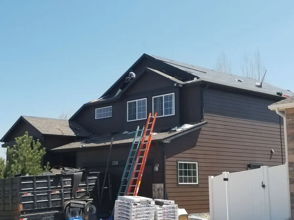 Slide of Tilted Roofing