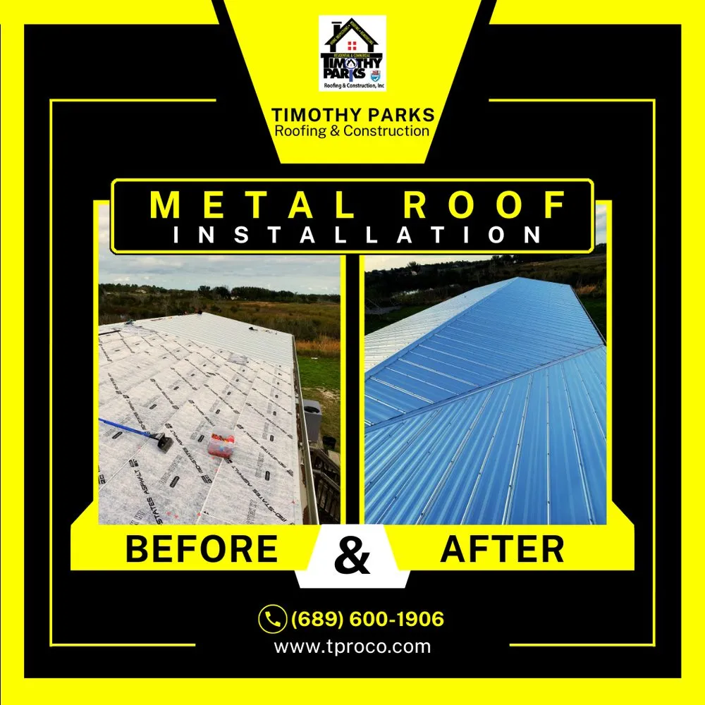 Slide of Timothy Parks Roofing & Construction