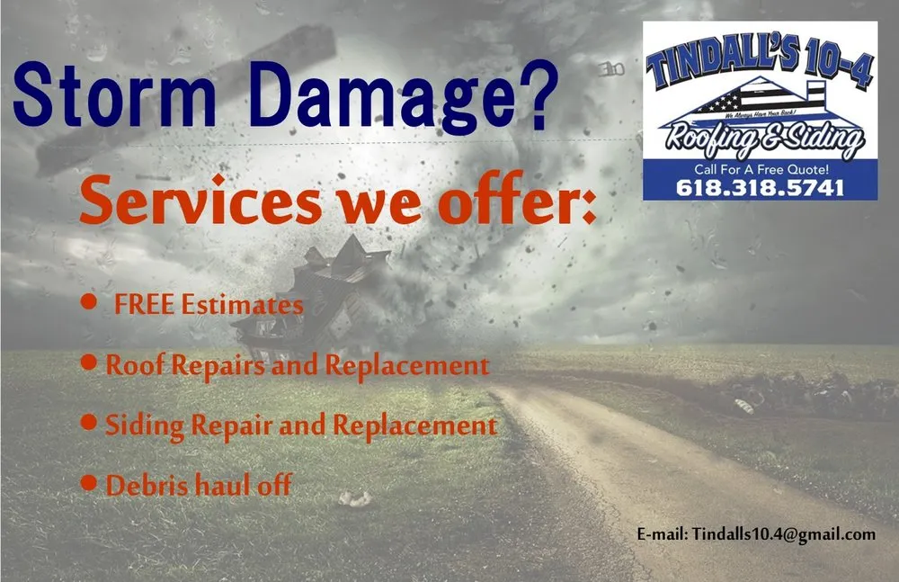 Top-rated roof replacement for homes across Percy, IL - Tindall's 10-4 Roofing & Siding