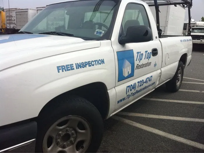 Slide of Tip Top Restoration