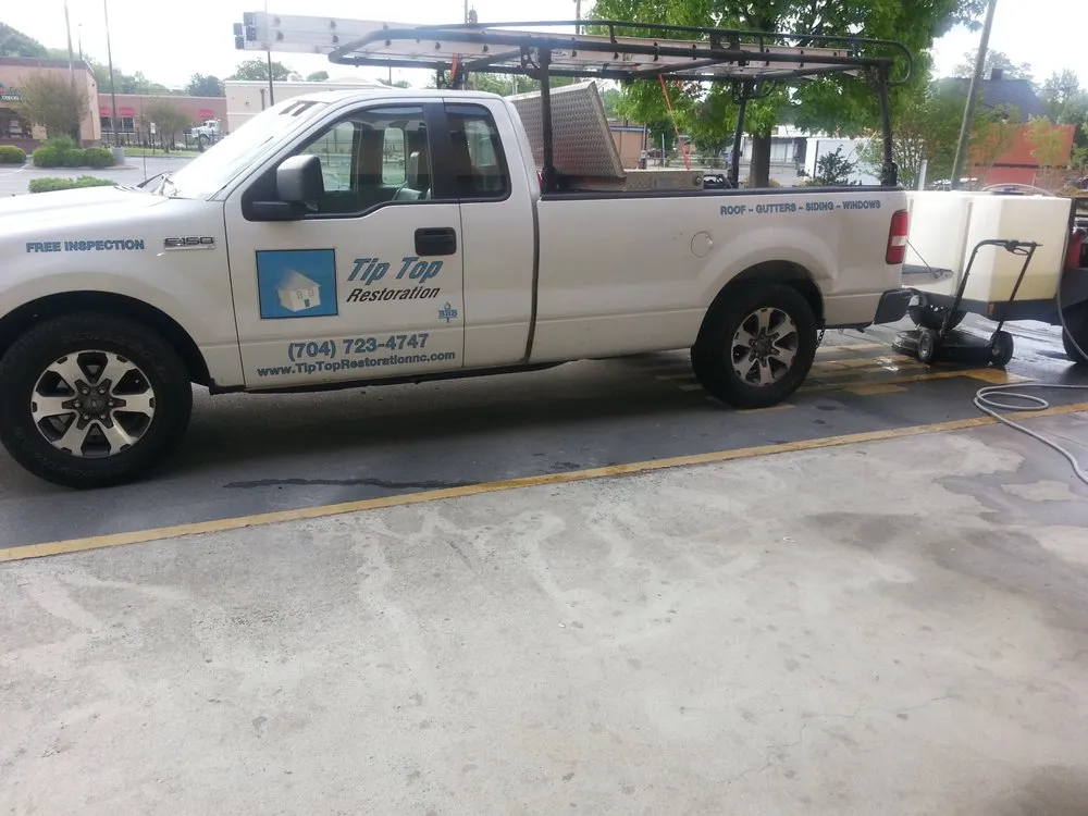 Slide of Tip Top Restoration