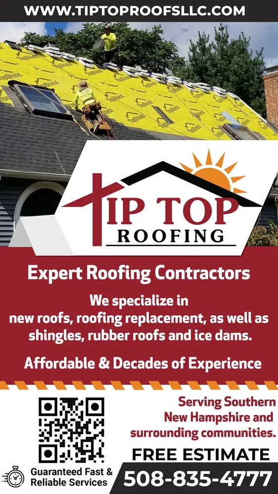 Slide of Tip Top Roofing