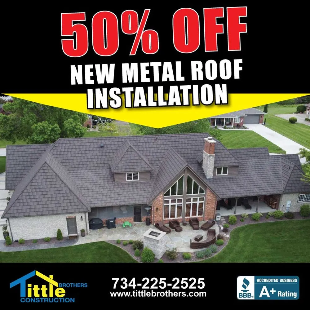 Professional residential roofing service for residential properties across Brownstown Twp, MI - Tittle Brothers Construction