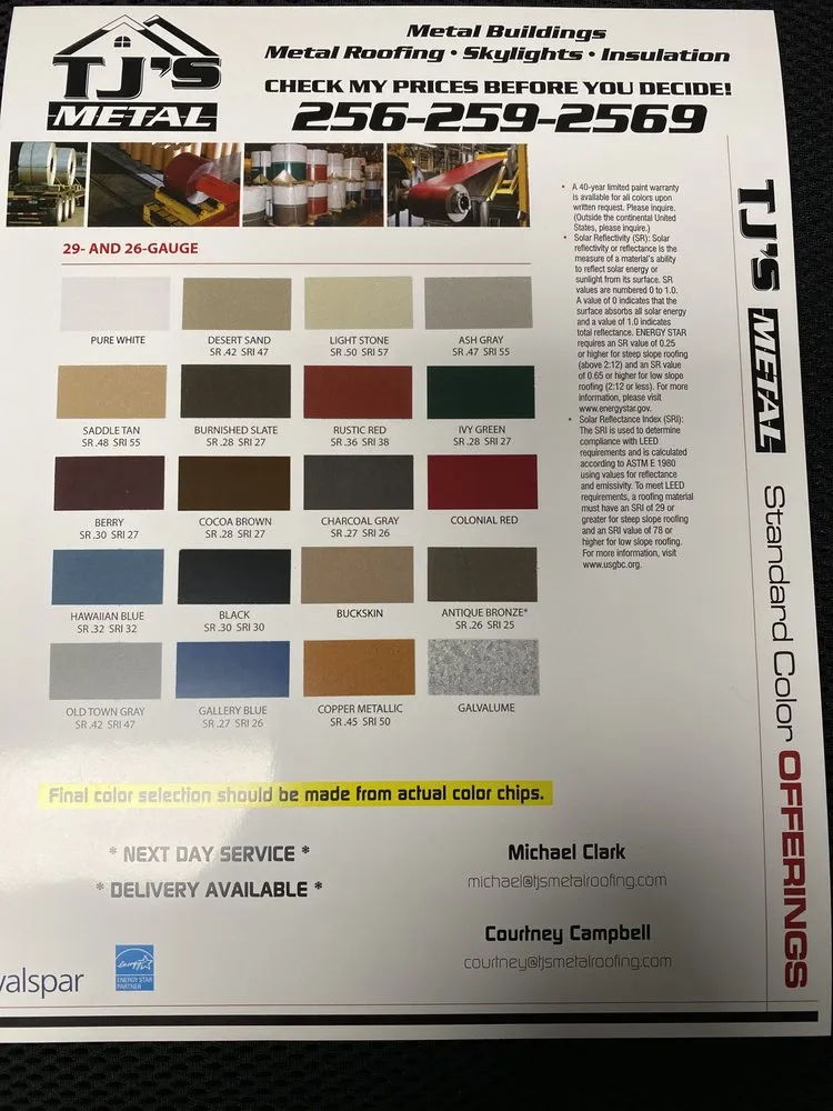 Slide of Tj's Metal Manufacturing