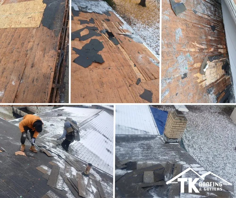 Slide of TK Roofing and Gutters