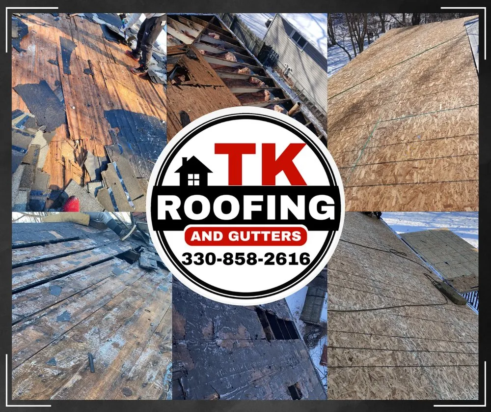 Slide of TK Roofing and Gutters