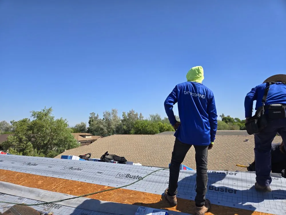 Slide of T&K Roofing