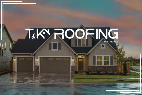 T&K Roofing Logo