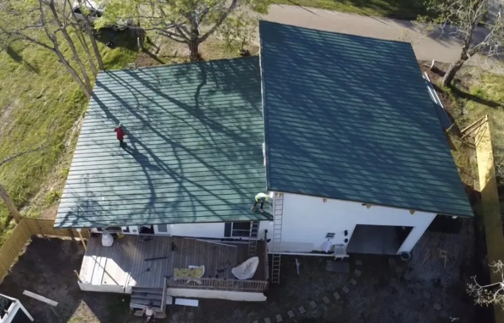 Emergency metal roofing installation in St Amant, LA by TKO Construction Solutions