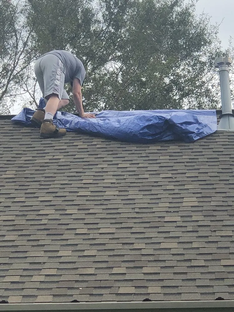 Emergency roof leak repair in St Amant, LA by TKO Construction Solutions