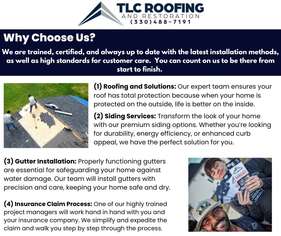 Slide of TLC Roofing