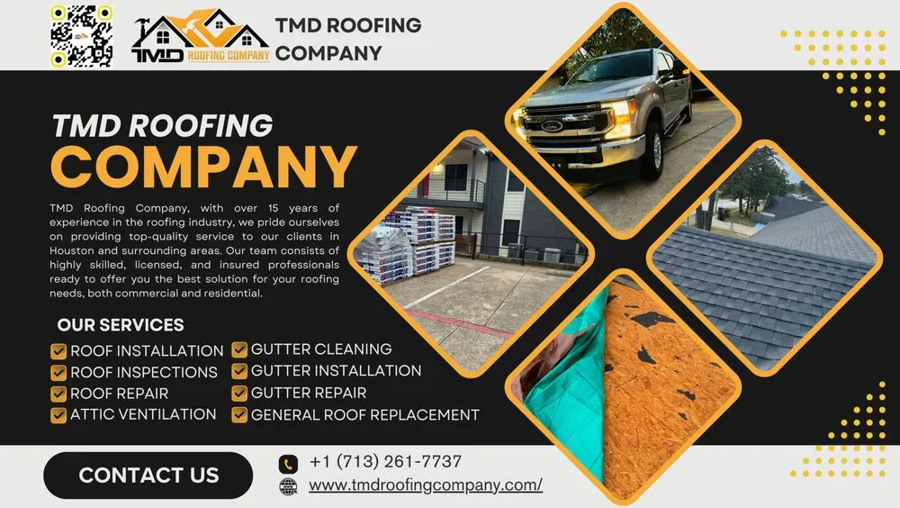 Slide of TMD Roofing Company