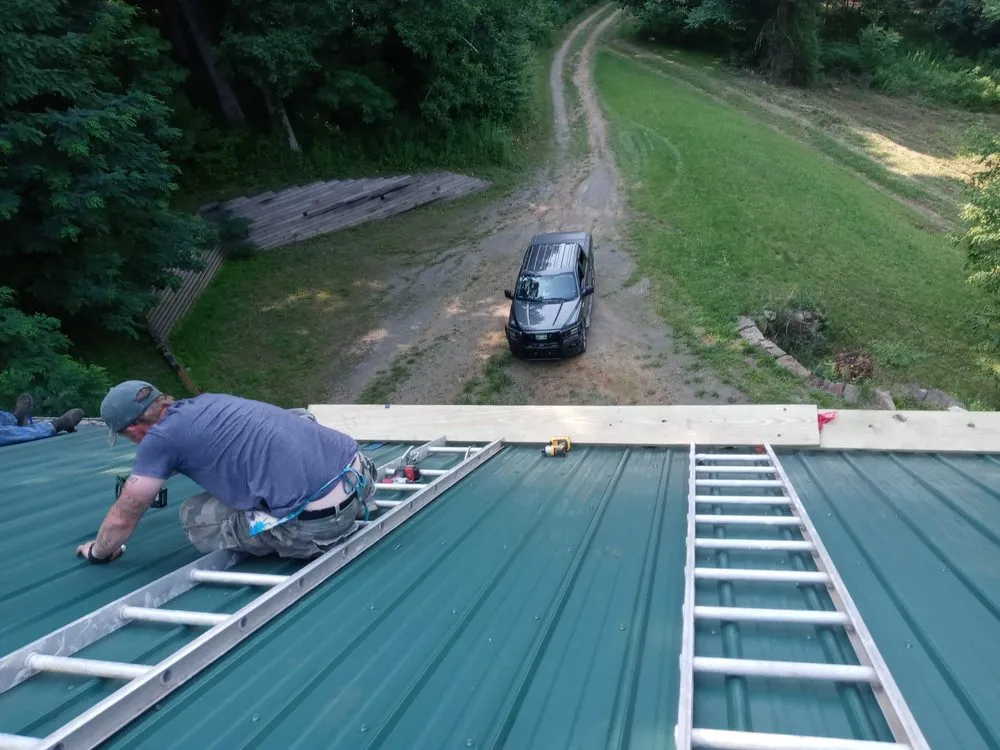 Slide of Tom Severt Roofing