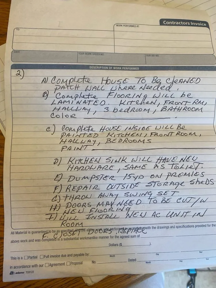 Slide of Tom's Roofing and Remodeling