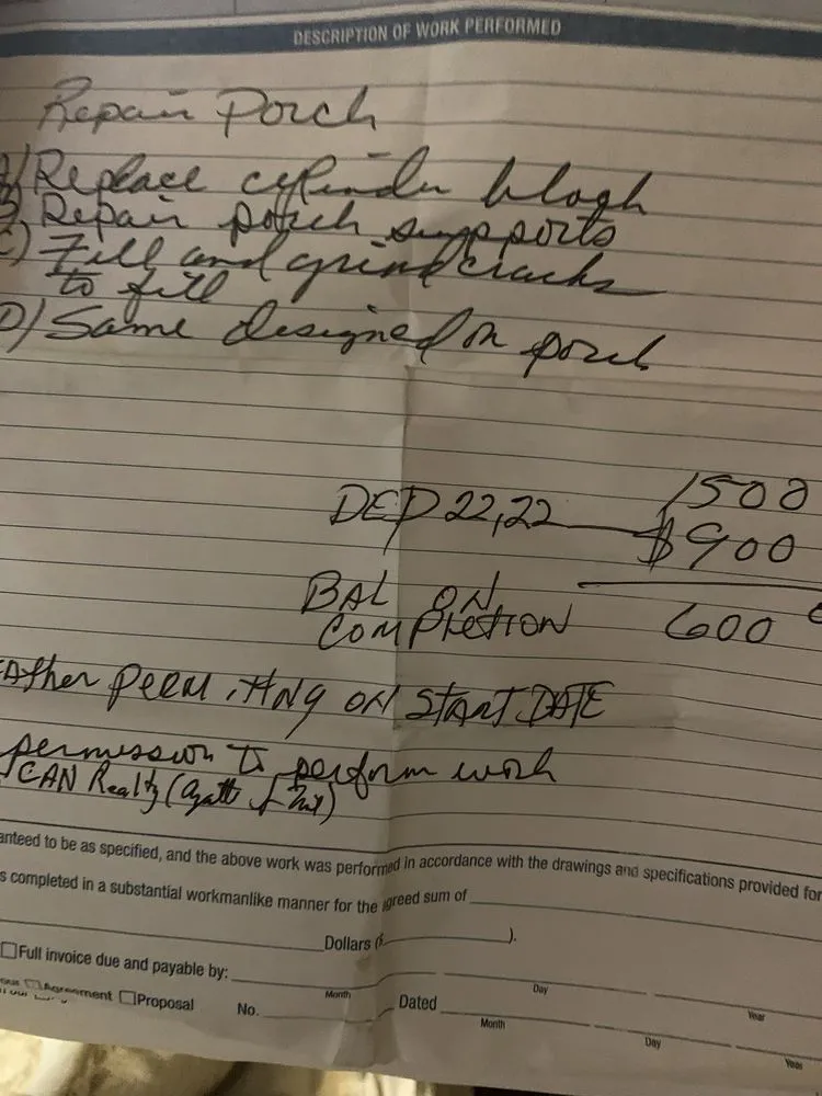 Slide of Tom's Roofing and Remodeling