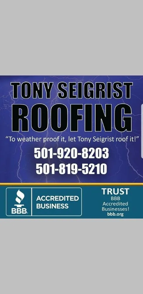 Slide of Tony Seigrist Roofing