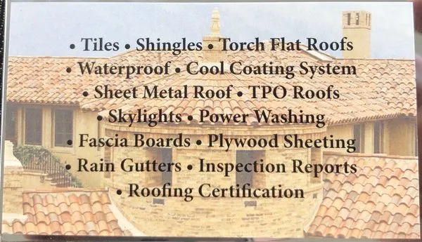 Tony's Roofing Logo