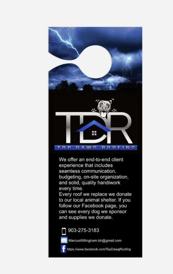 Slide of Top Dawg Roofing