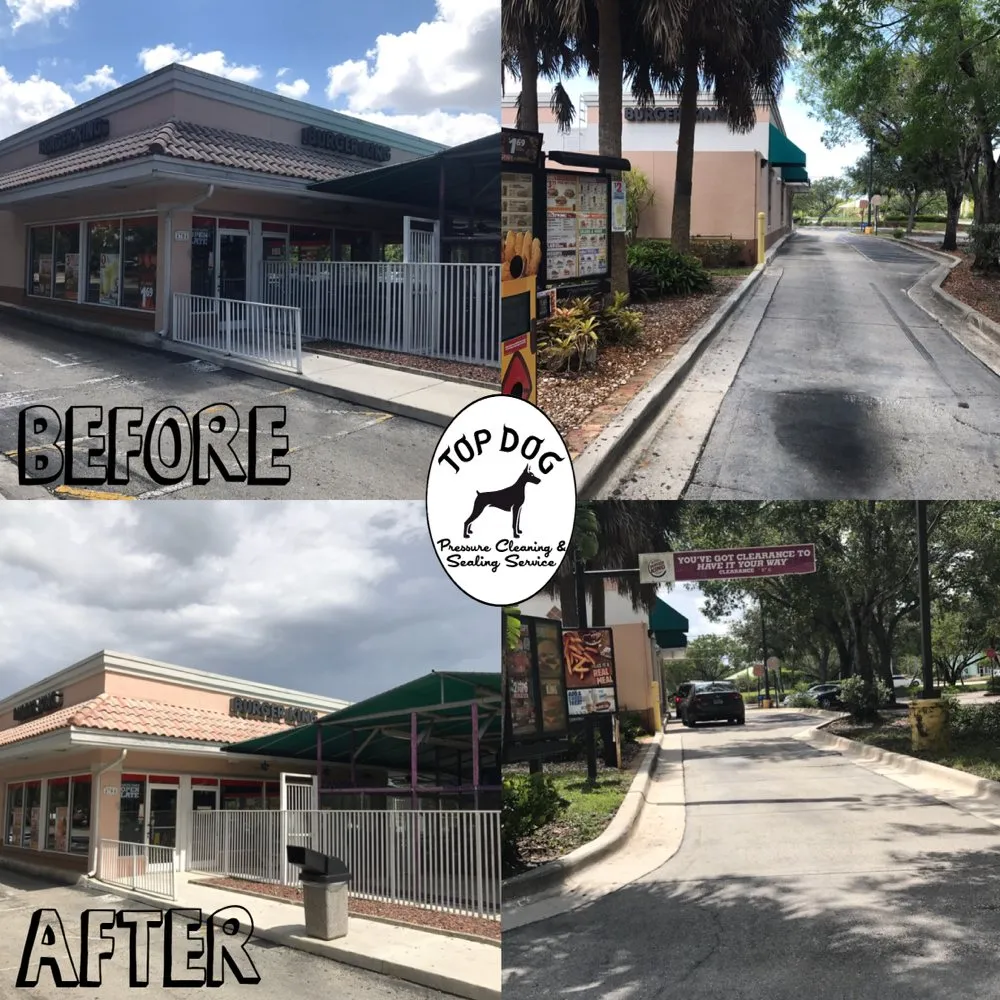 Slide of Top Dog Pressure Cleaning & Sealing Service