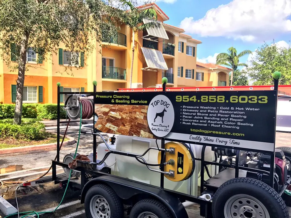 Slide of Top Dog Pressure Cleaning & Sealing Service