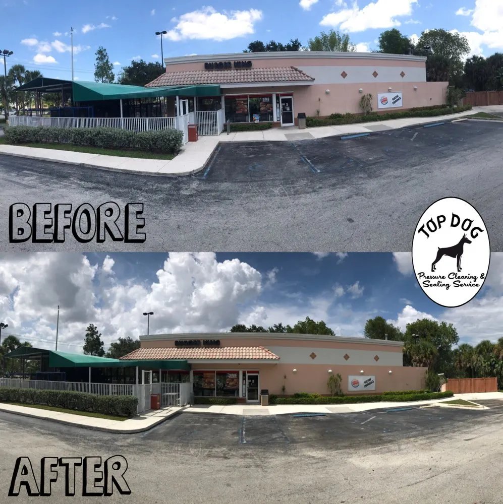 Slide of Top Dog Pressure Cleaning & Sealing Service