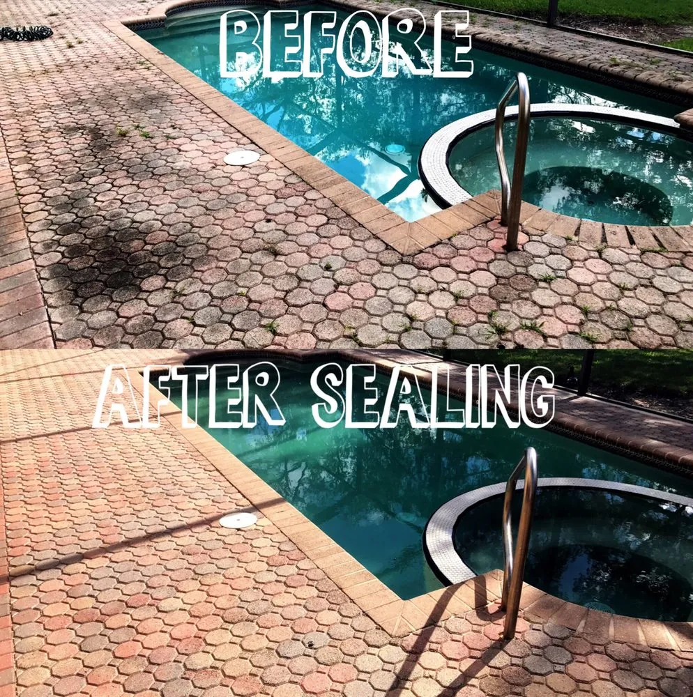Slide of Top Dog Pressure Cleaning & Sealing Service