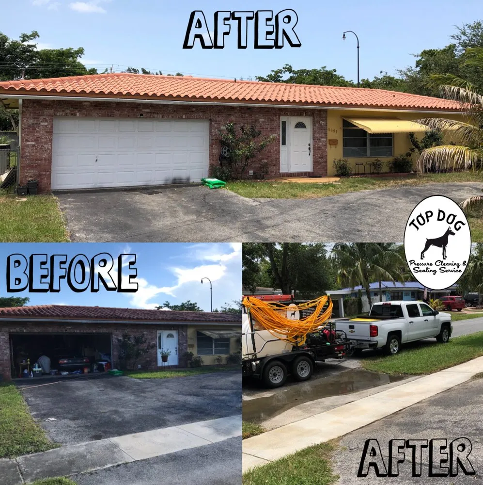 Slide of Top Dog Pressure Cleaning & Sealing Service