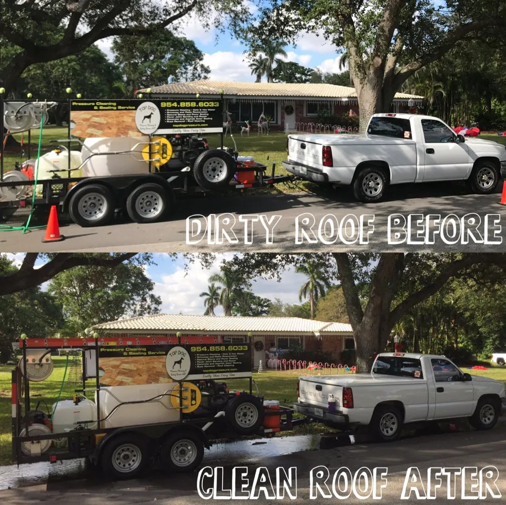 Slide of Top Dog Pressure Cleaning & Sealing Service