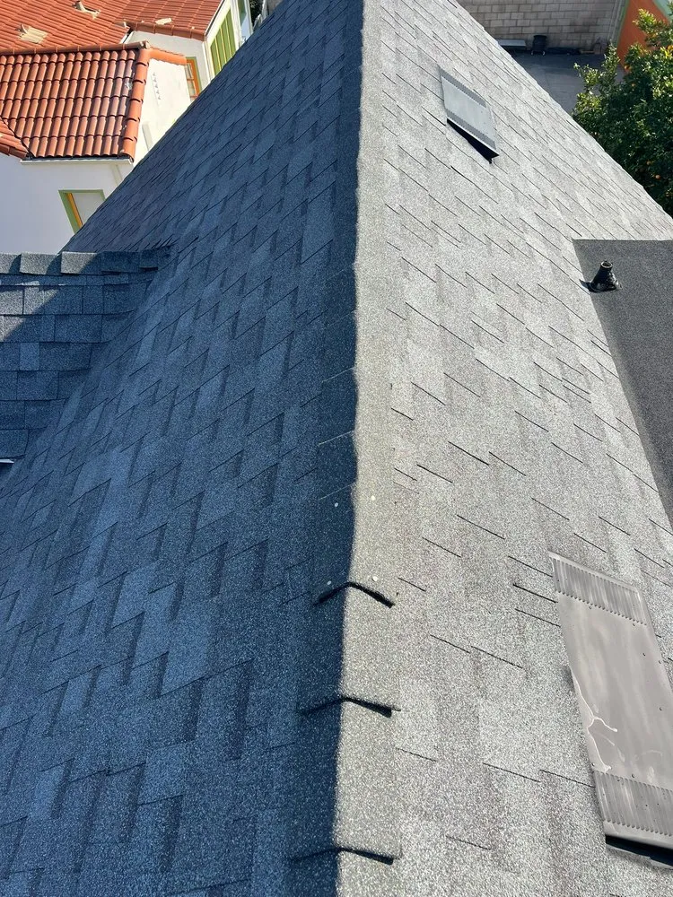 Licensed shingle roofing service after storm damage in San Fernando Valley, CA by Top Elite Roofing