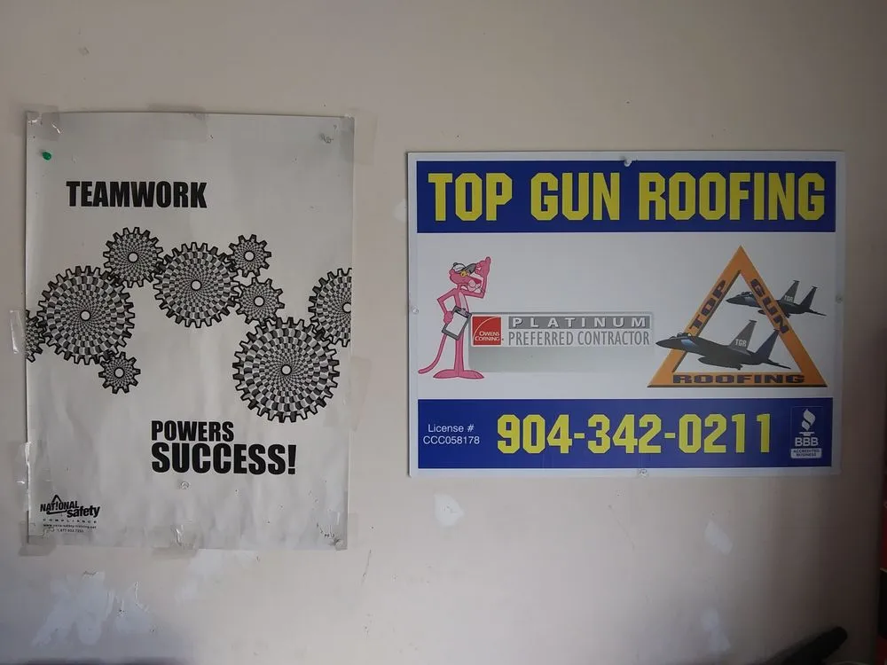 Slide of Top Gun Roofing