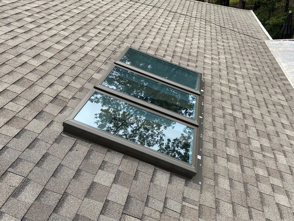 Slide of Top Hat Chimney and Roofing