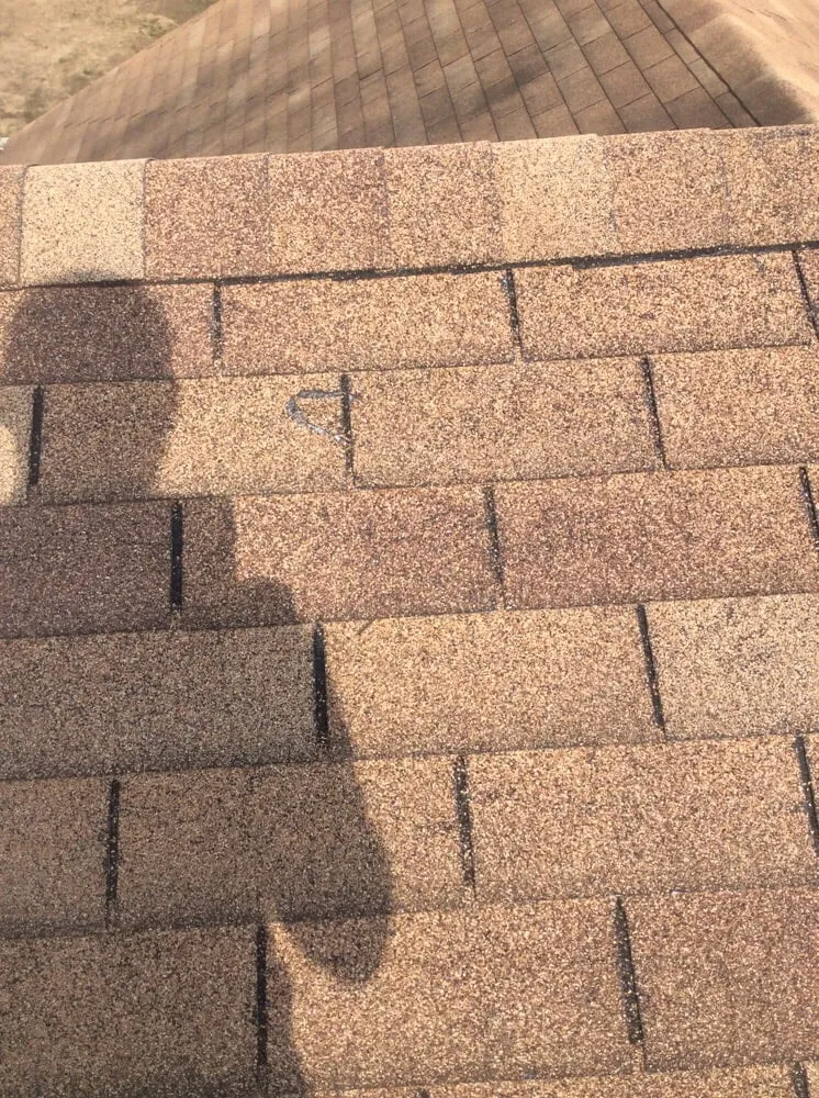 Slide of Top Hat Chimney and Roofing