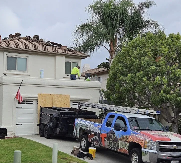 Slide of Top Line Roofing