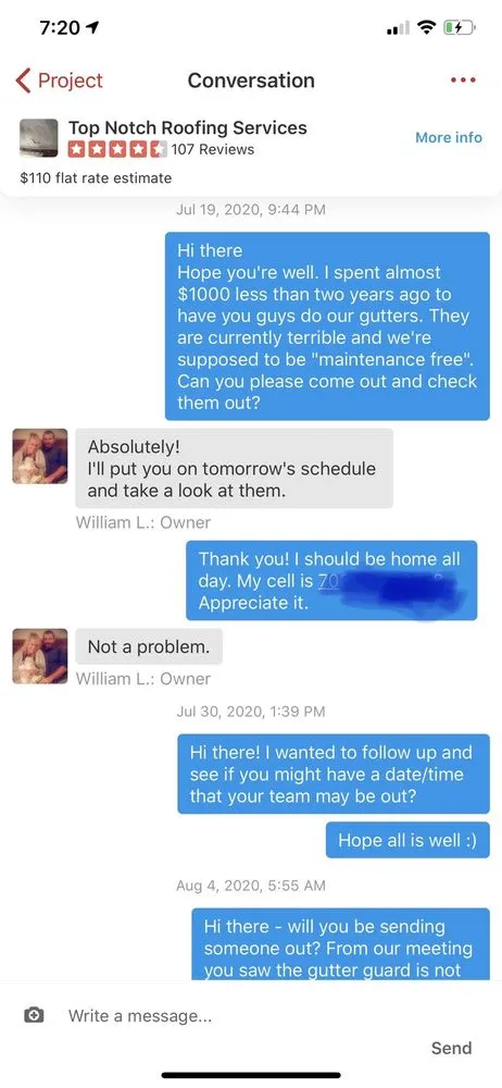 Slide of Top Notch Roofing Services