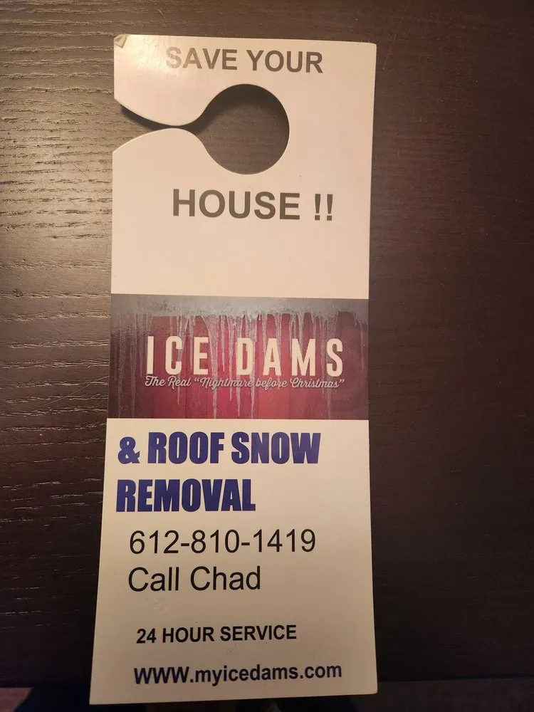 Slide of Top of the House Ice Dams