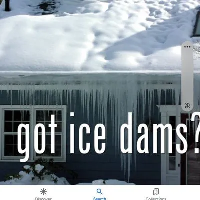 Top of the House Ice Dams