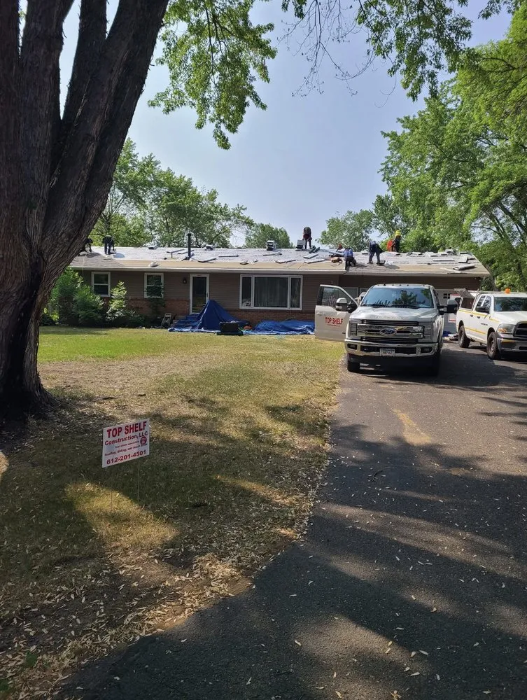 Slide of Top Shelf Construction
