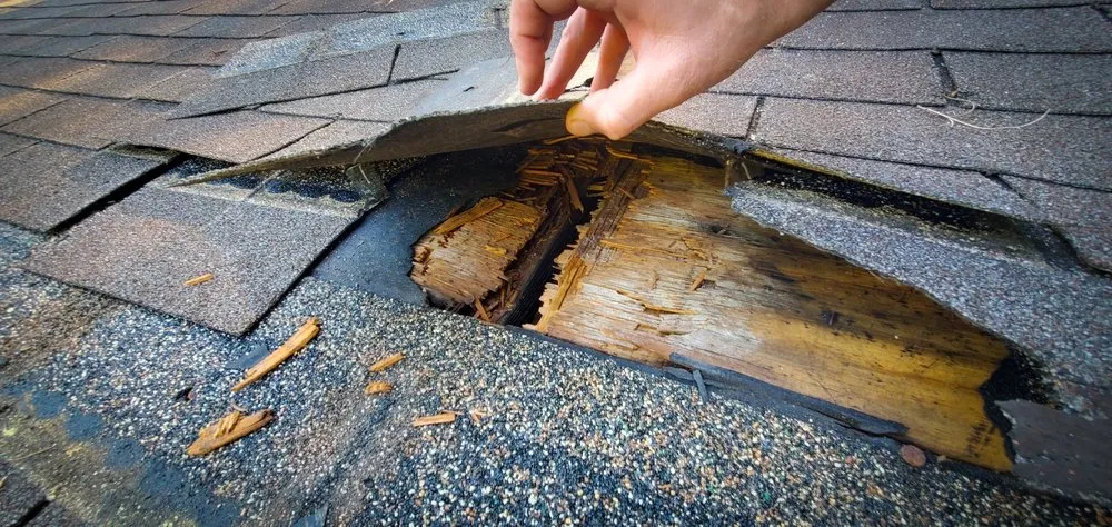 Slide of Top View Roofing and Restoration