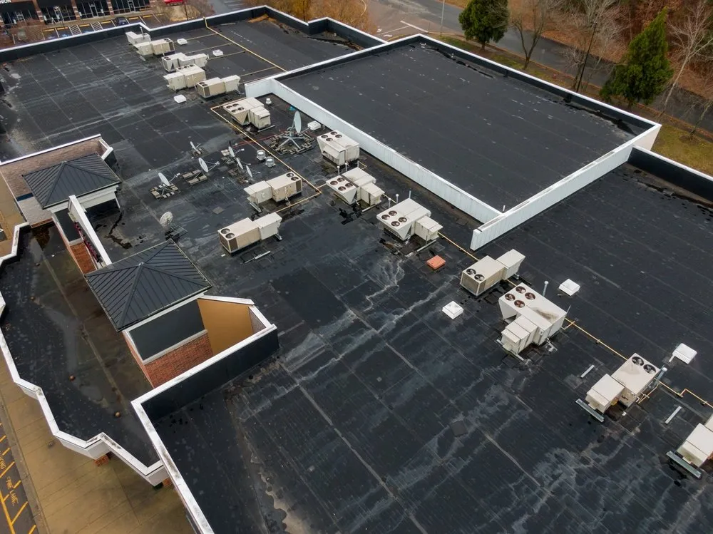 Slide of Top View Roofing and Restoration